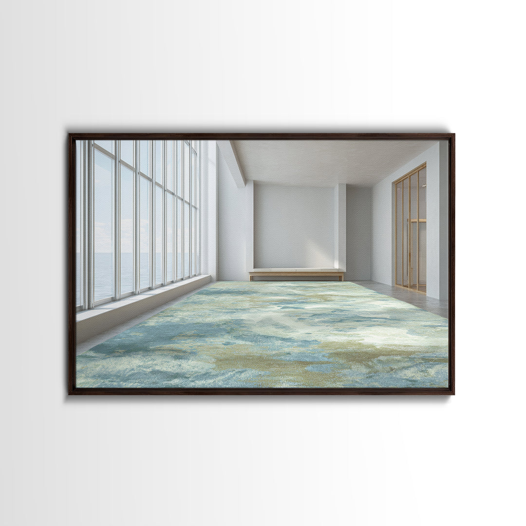 Abstract Water Ripple Pattern Canvas Print, Dental Office Art, Dental Office Decor, Office Decor, Fine Art, Calm, Science Art, DOA-3x2-89