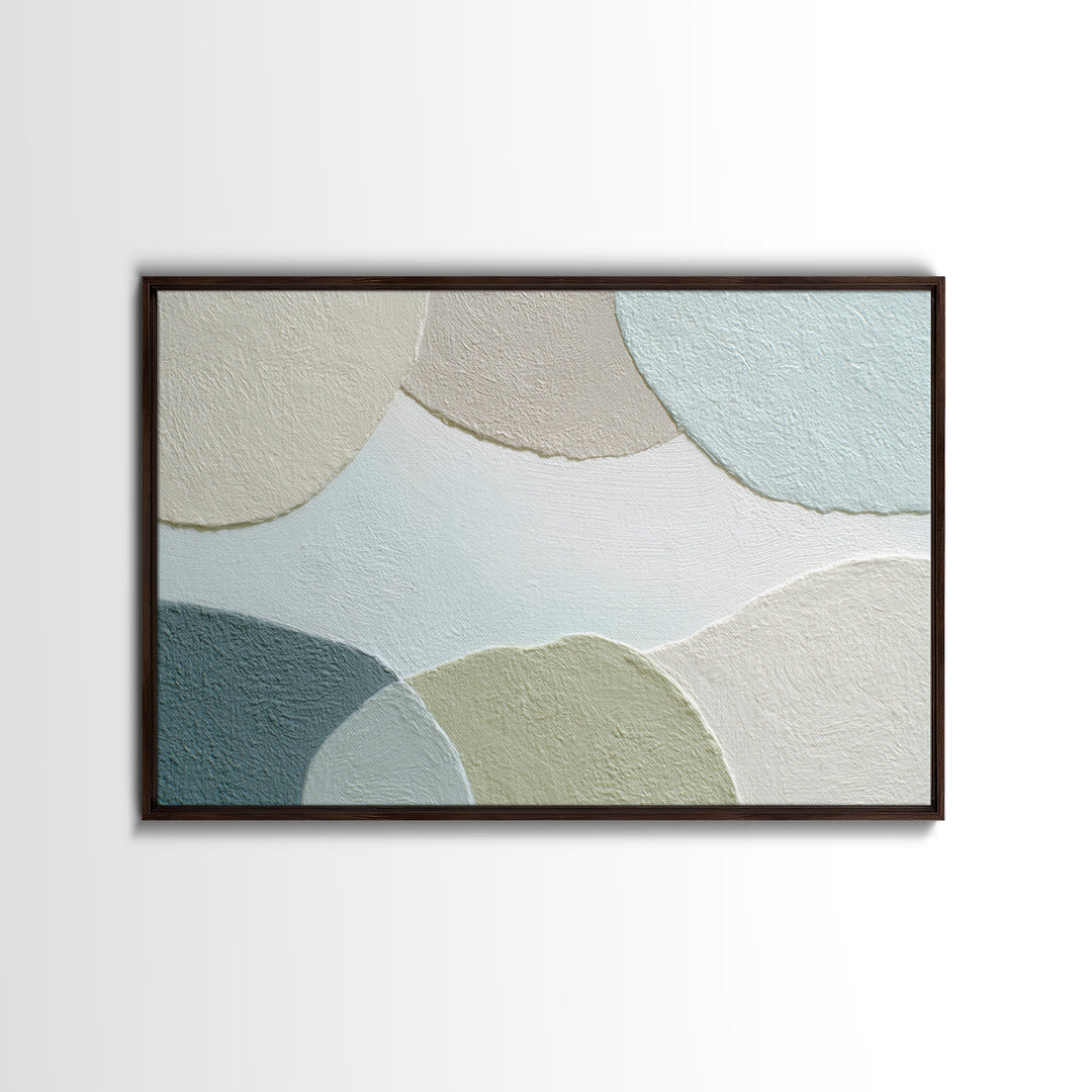 Minimal Smile Curve Abstract Framed Canvas Print, Dental Office Art, Contemporary Art, Office Decor, Calm, Dental Wall Art, DOA-3x2-9