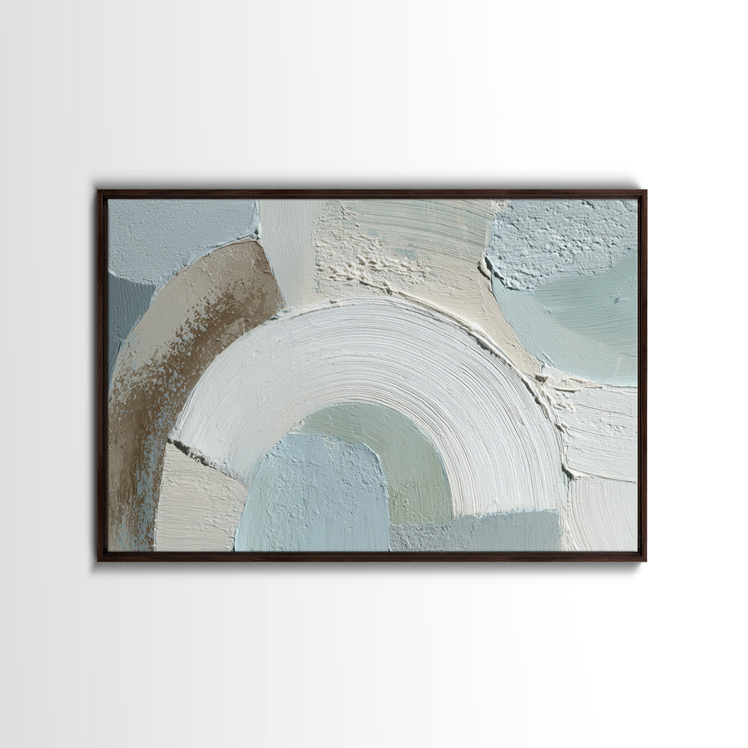 Light Scandinavian Abstract Arches Canvas Print, Dental Office Art, Dental Art, Office Decor, Fine Art, Calm, Dental Gift, DOA-3x2-93
