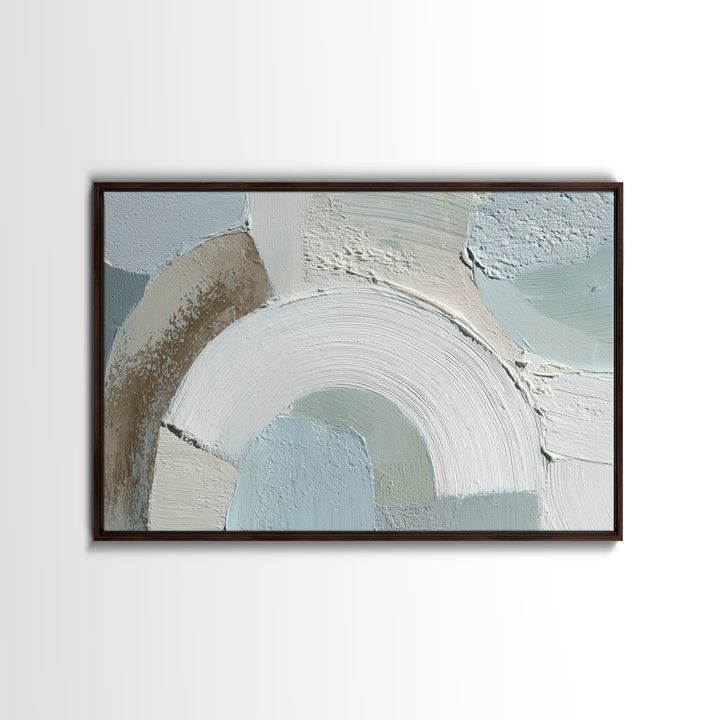 Light Scandinavian Abstract Arches Canvas Print, Dental Office Art, Dental Art, Office Decor, Fine Art, Calm, Dental Gift, DOA-3x2-93