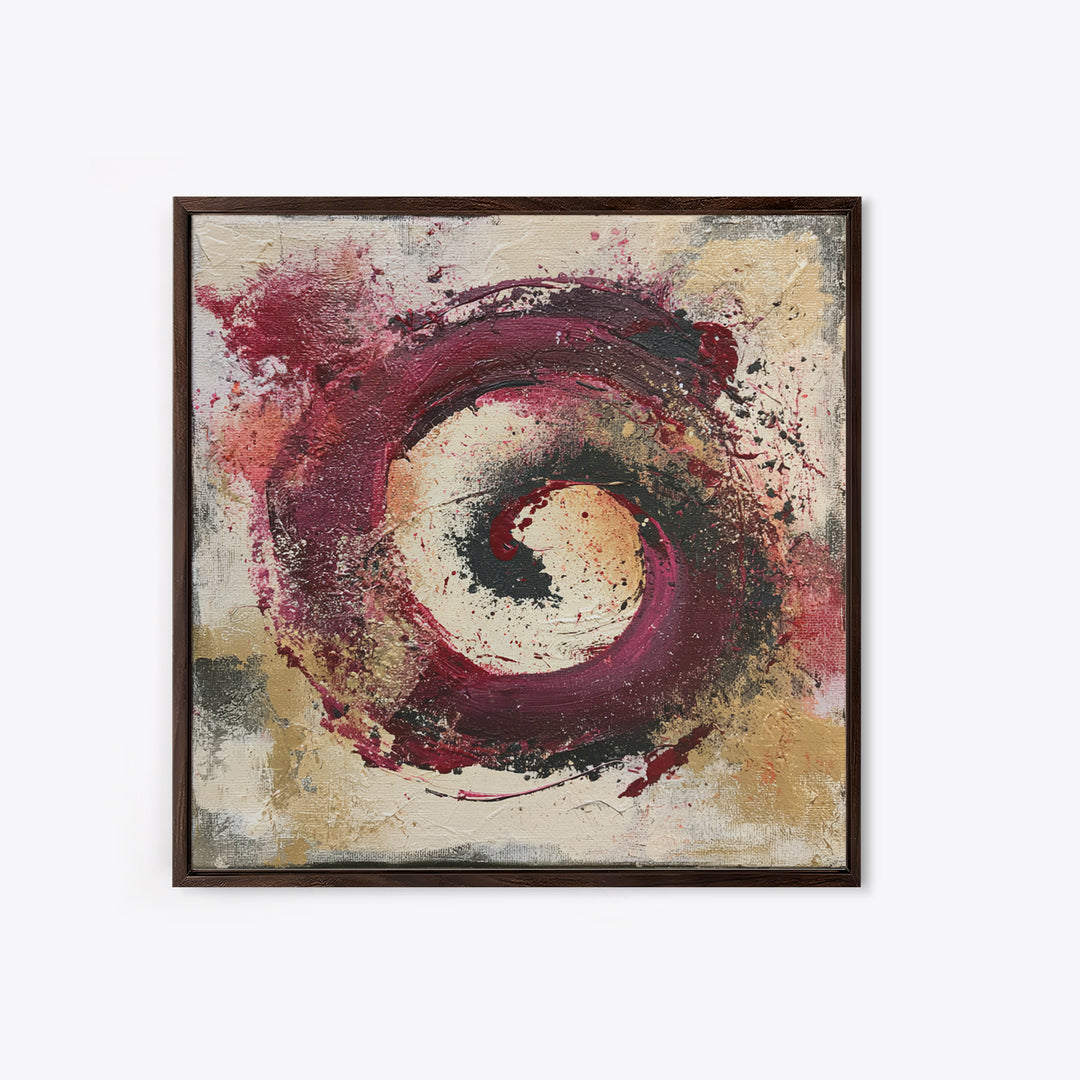 Abstract Red Wine Swirl Canvas Print, Dining Room Art, Printable Art, Dining Room Decor, Abstract Art, Dining, Coastal Wall Art, DRA-1x1-18
