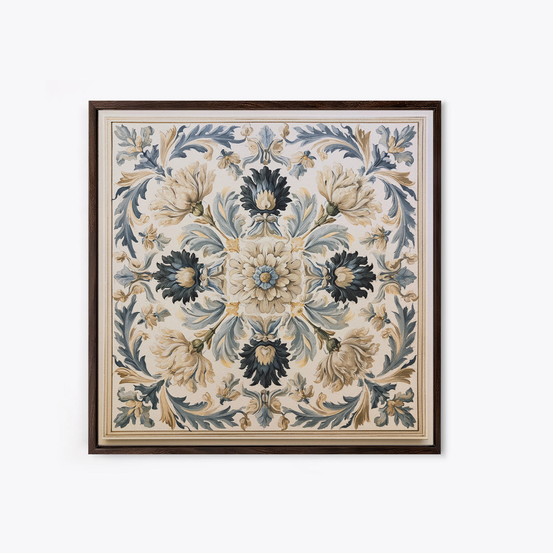 Classic Dutch Feast Arrangement Framed Canvas Print, Dining Room Art, Food Art, Dining Room Decor, Fine Art, Dining, DRA-1x1-67