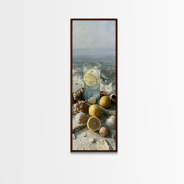 Shellfish and Lemon Still Life Canvas Print, Dining Room Art, Kitchen Decor, Dining Room Decor, Dining 400, Set of Prints, DRA-1x3-100