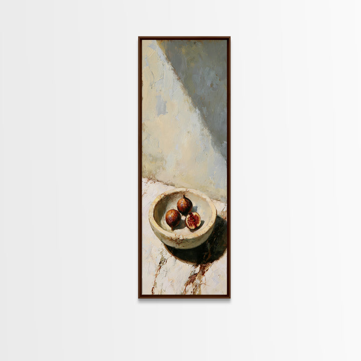Figs on Marble Canvas Print, Dining Room Art, Fine Art Print, Dining Room Decor, Fine Art, Dining, Fall Decor, DRA-1x3-35