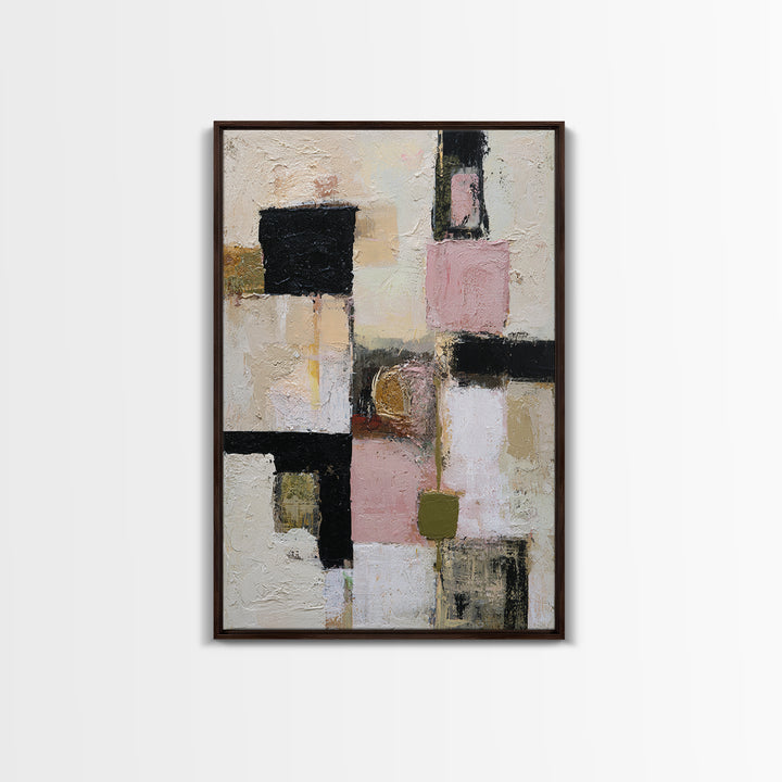Abstract Composition in Appetite Friendly Warm Tones Canvas Print, Dining Room Art, Fine Art Print, Dining Room Decor, Dining, DRA-2x3-12