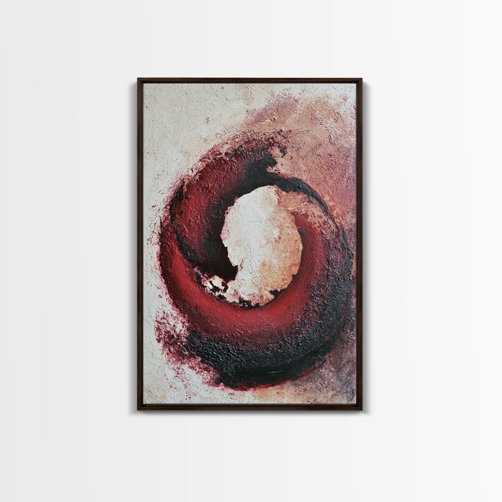 Abstract Red Wine Swirl Canvas Print, Dining Room Art, Boho Decor, Dining Room Decor, Fine Art, Dining, Printable Wall Art, DRA-2x3-50
