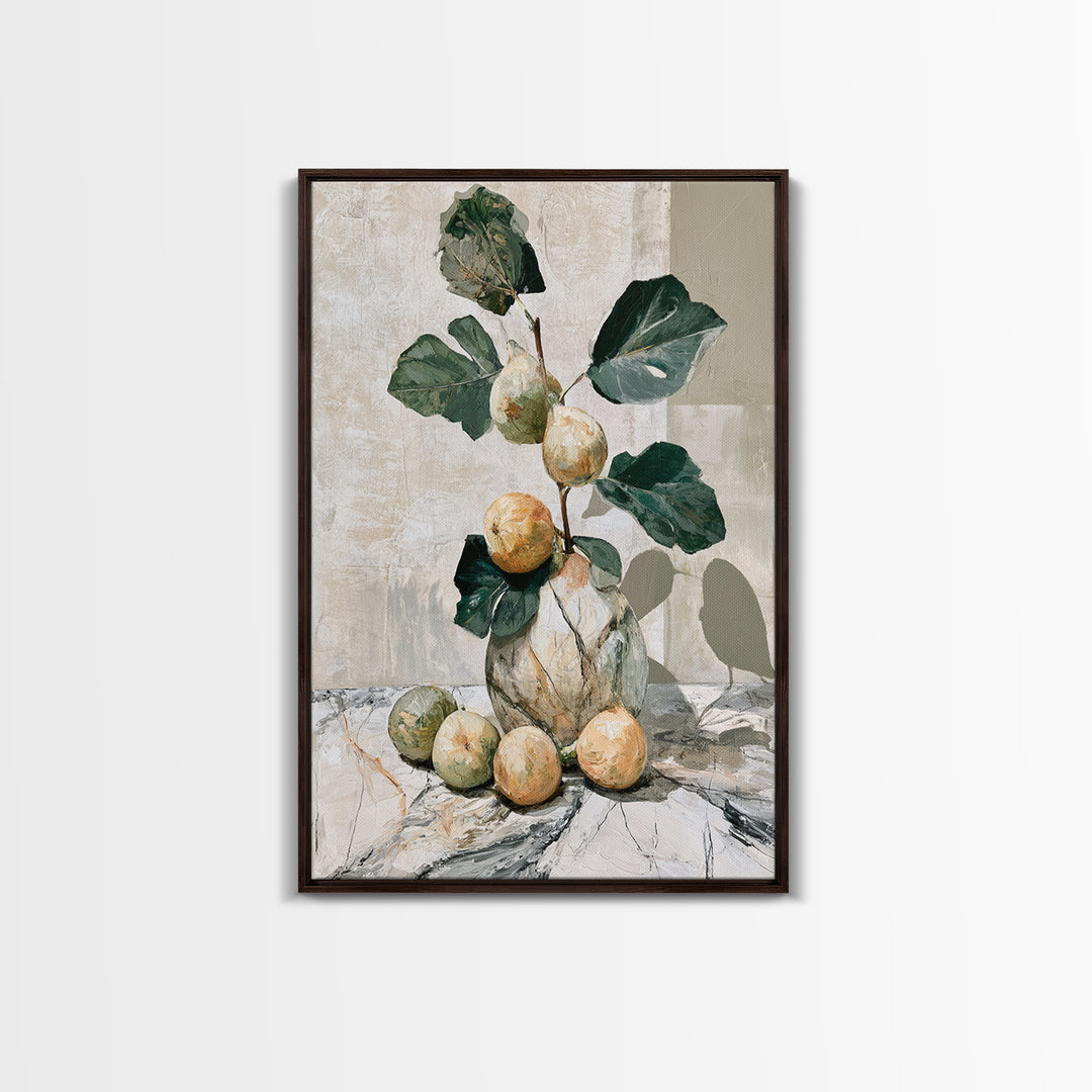 Figs on Marble Canvas Print, Dining Room Art, Printable Art, Dining Room Decor, Dining, Coastal Wall Art, Coastal Decor, DRA-2x3-7