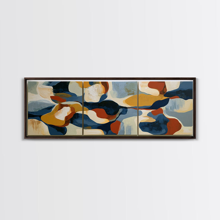 Abstract Composition in Appetite Friendly Warm Tones Canvas Print, Dining Room Art, Print, Dining Room Decor, Fine Art, Dining, DRA-3x1-92