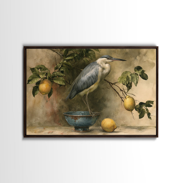 Italian Lemon Branch Canvas Print, Dining Room Art, Printable Art, Dining Room Decor, Watercolor Art, Dining, Coastal Wall Art, DRA-3x2-33
