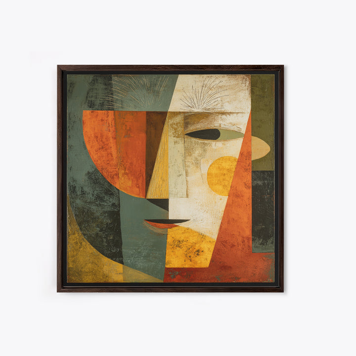 Colorful Book and Plant Still Life Canvas Print, Eclectic Art, Textured Painting, Living Room Decor, Fine Art, Eclectic, ECL-1x1-95
