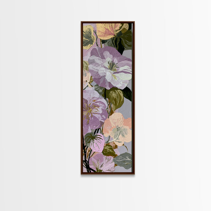 Matisse Inspired Cutouts with Botanical Details Canvas Print, Eclectic Art, Living Room Decor, Watercolor Art, Eclectic, ECL-1x3-90