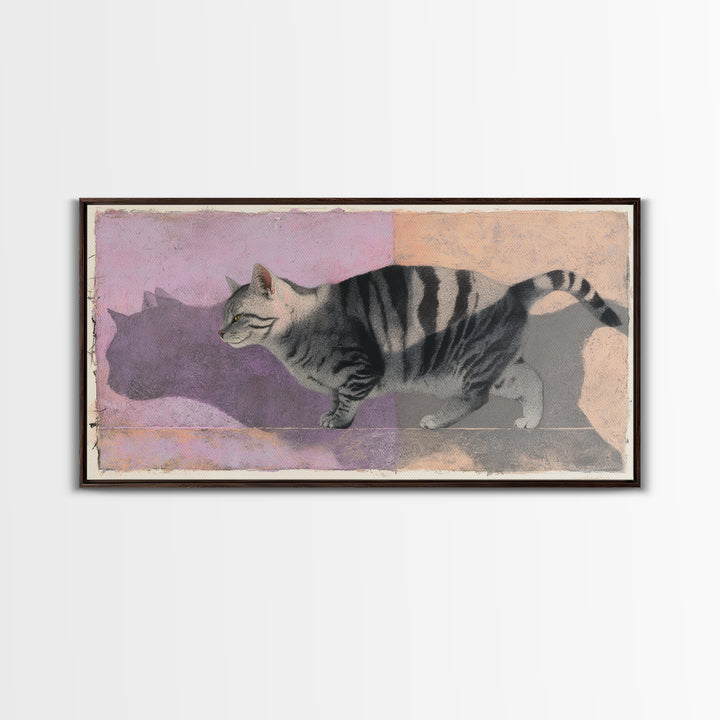 Whimsical Chair Still Life Framed Canvas Print, Eclectic Art, Digital Art, Living Room Decor, Fine Art, Eclectic, Digital Print, ECL-2x1-34
