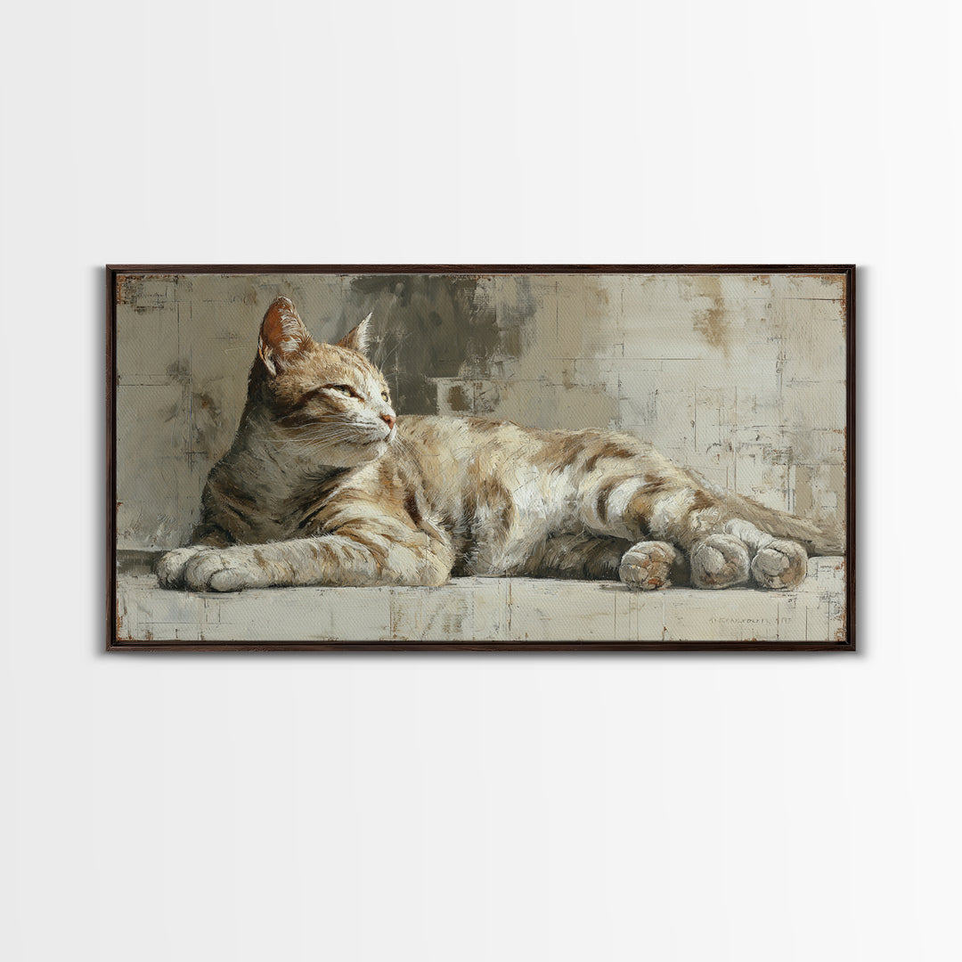 Abstract Mask with Playful Textures Framed Canvas Print, Eclectic Art, Wall Decor, Living Room Decor, Fine Art, Eclectic, ECL-2x1-40