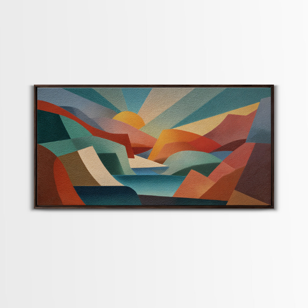 Bold Maximalist Still Life Canvas Print, Eclectic Art, Portrait, Living Room Decor, Oil Painting, Eclectic, Modern Decor, ECL-2x1-47