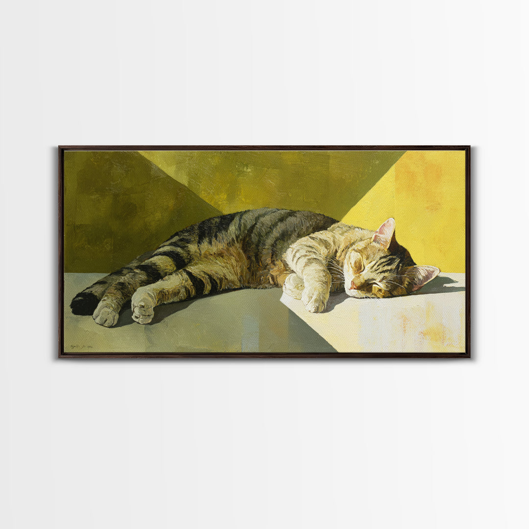 Whimsical Chair Still Life Canvas Print, Eclectic Art, Oil Painting, Living Room Decor, Fine Art, Eclectic, Dopamine Decor, ECL-2x1-58