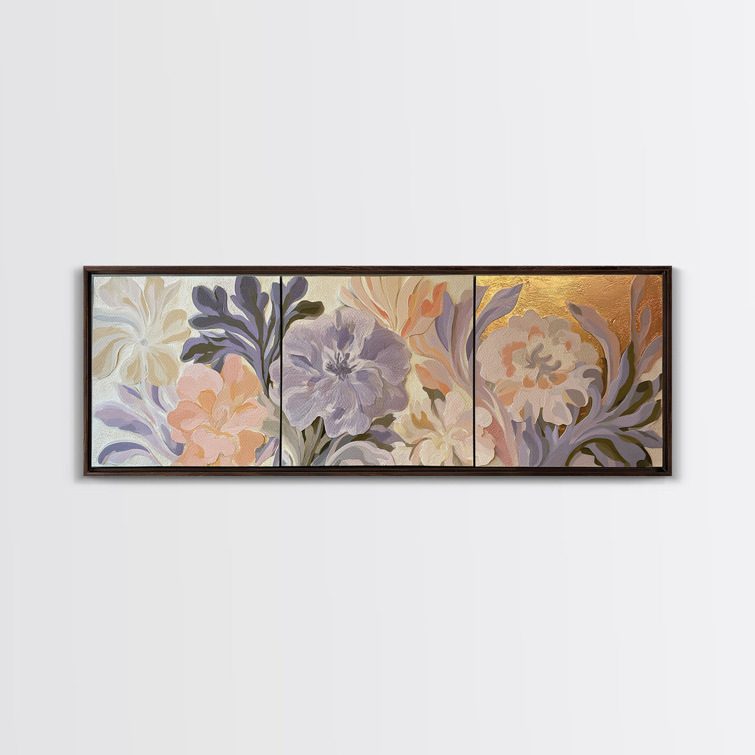 Matisse Inspired Cutouts with Botanical Details Canvas Print, Eclectic Art, Boho Decor, Living Room Decor, Fine Art, Eclectic, ECL-3x1-46
