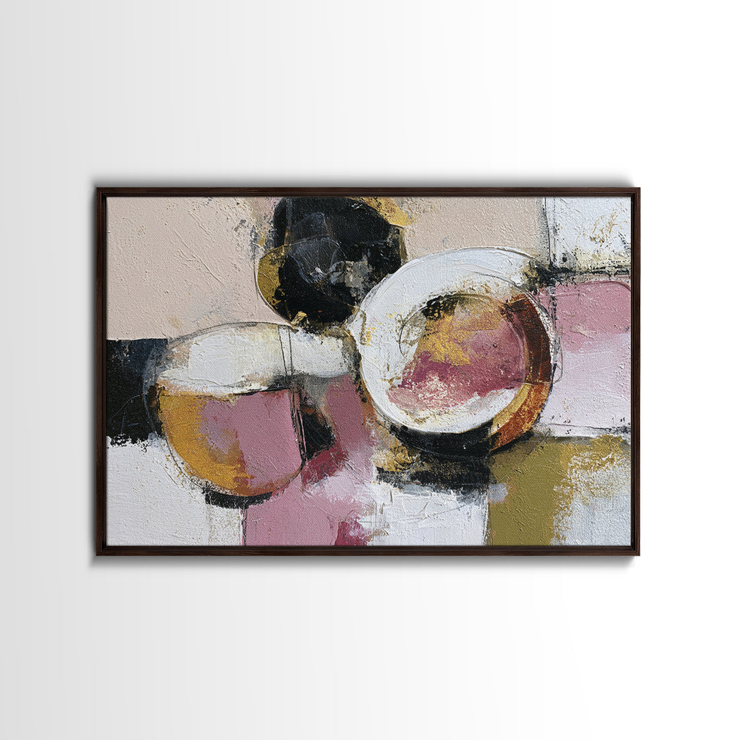 Bold Still Life of Fruit Canvas Print, Expressionist Art, Blue Wall Art, Living Room Decor, Abstract Art, Expression, EXP-3x2-21