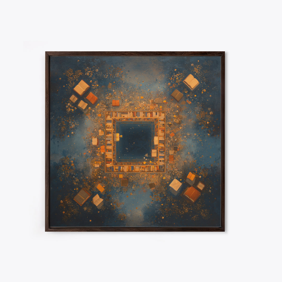 Sorceress Holding a Sphere of Starlight Framed Canvas Print, Fantasy Art, Gallery Decor, Living Room Decor, Fine Art, Mythic, FAN-1x1-41