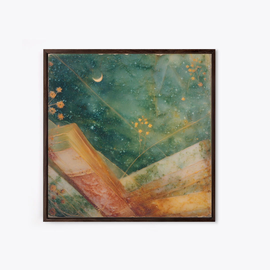 Angelic Warrior with Radiant Wings Canvas Print, Fantasy Art, Neutral Decor, Living Room Decor, Oil Painting, Mythic, FAN-1x1-95
