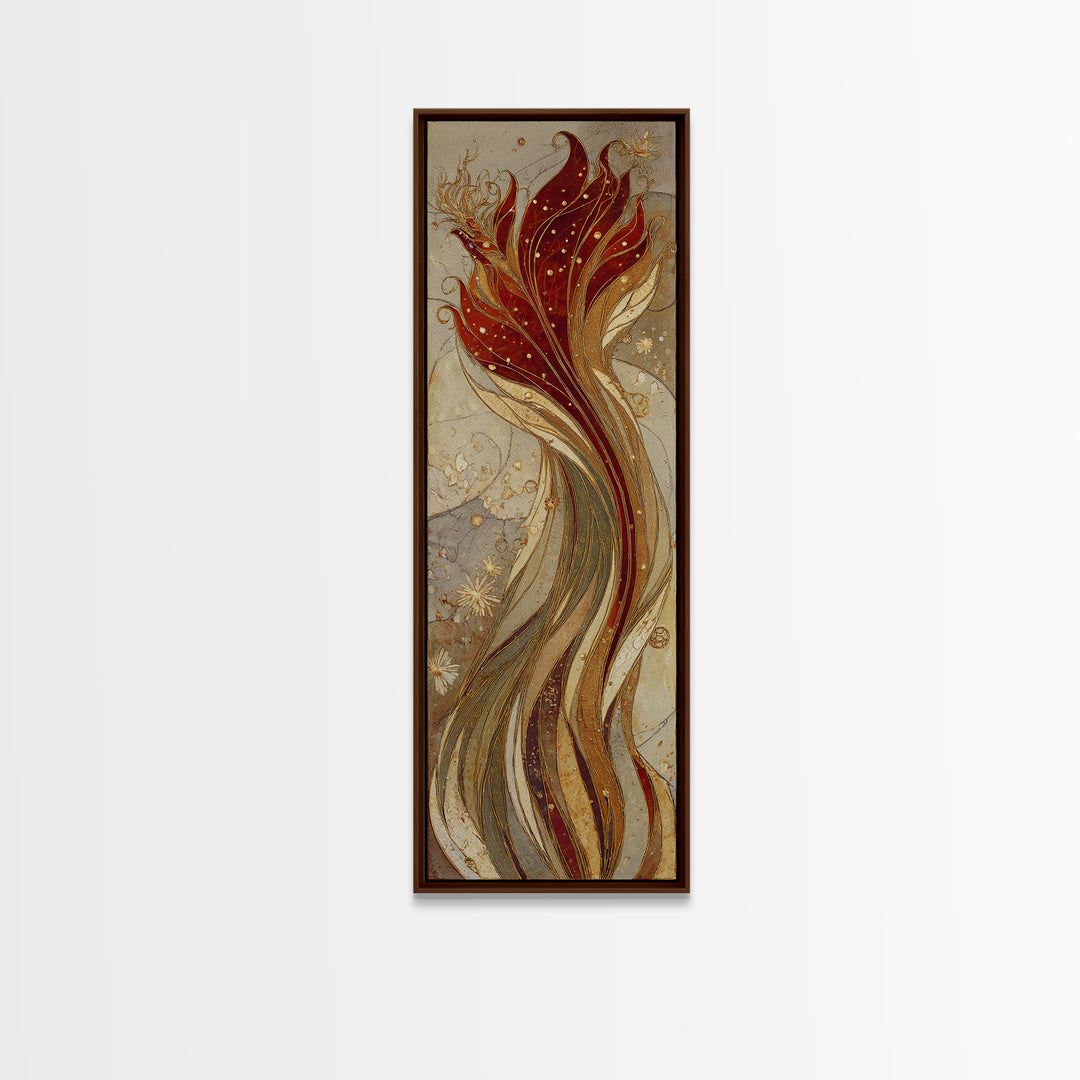 Sorceress Holding a Sphere of Starlight Framed Canvas Print, Fantasy Art, Modern Decor, Living Room Decor, Fine Art, Mythic, FAN-1x3-29