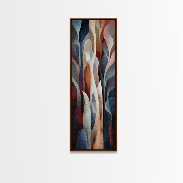 Faerie Market under Giant Mushrooms Canvas Print, Fantasy Art, Whimsical Art, Living Room Decor, Abstract Art, Mythic, FAN-1x3-51