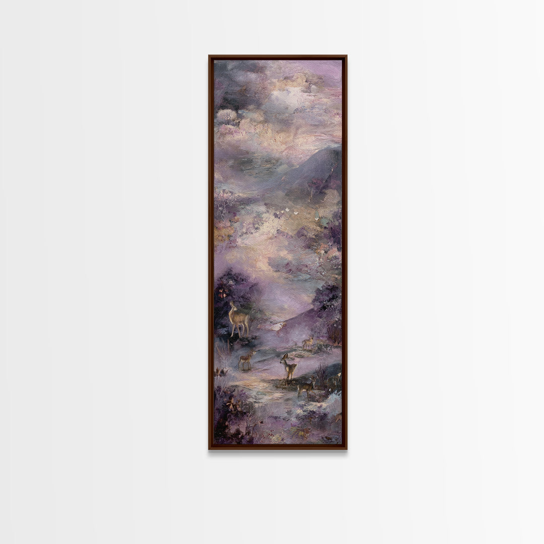 Ancient Map Landscape Canvas Print, Fantasy Art, Prints, Living Room Decor, Oil Painting, Mythic, Fairy Art, Fantasy Art Prints, FAN-1x3-73