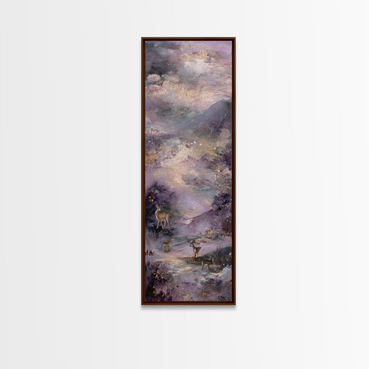 Ancient Map Landscape Canvas Print, Fantasy Art, Prints, Living Room Decor, Oil Painting, Mythic, Fairy Art, Fantasy Art Prints, FAN-1x3-73