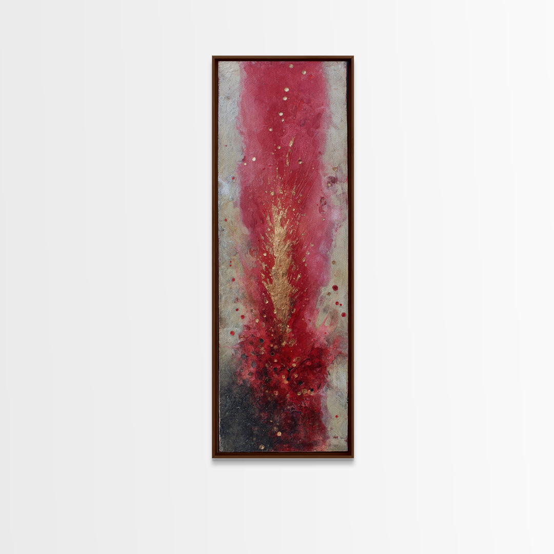 Magic Sword Embedded Canvas Print, Fantasy Art, Fantasy Art Print, Living Room Decor, Fine Art, Mythic, Textured Painting, FAN-1x3-95