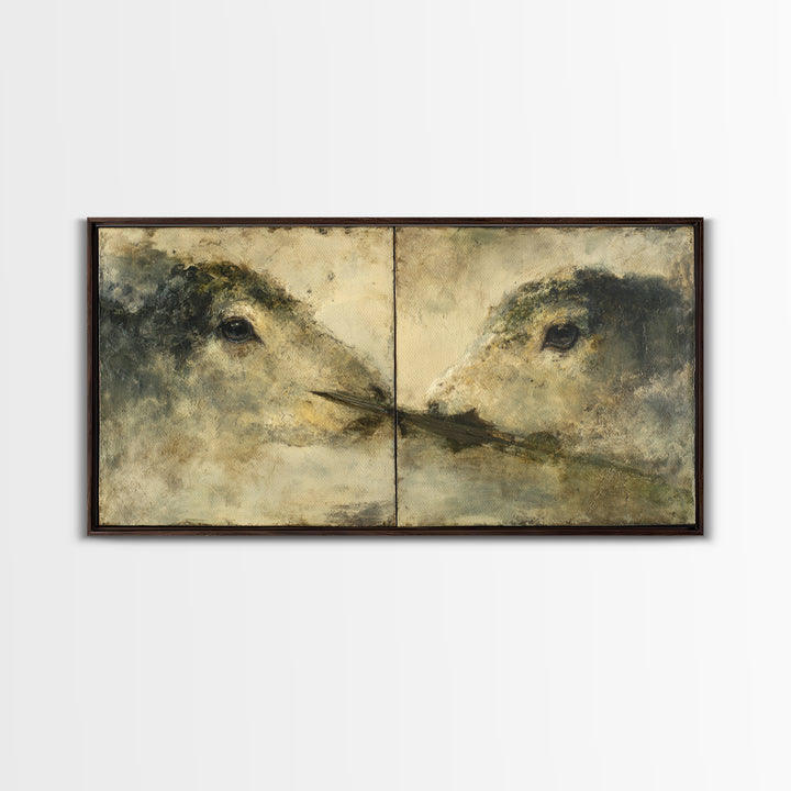 Elven Queen Portrait Canvas Print, Fantasy Art, Wall Decor, Living Room Decor, Fine Art, Mythic, Whimsical Art, Gothic Art, FAN-2x1-70