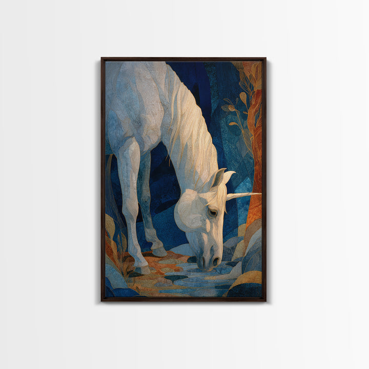 Armored Knight Facing a Glowing Portal Canvas Print, Fantasy Art, Minimalist Decor, Living Room Decor, Fine Art, Mythic, FAN-2x3-39