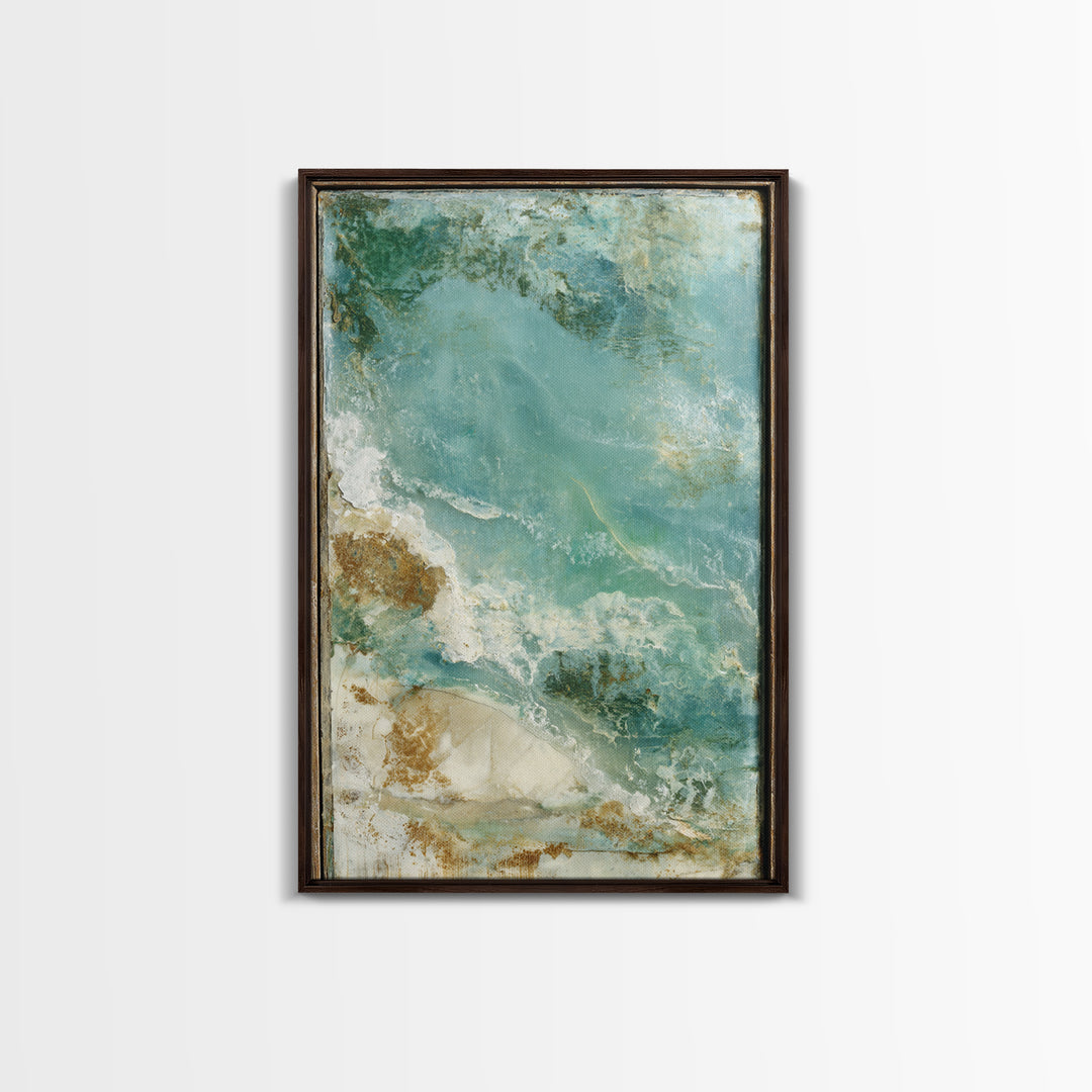 Angelic Warrior with Radiant Wings Framed Canvas Print, Fantasy Art, Textured Painting, Living Room Decor, Fine Art, Mythic, FAN-2x3-55