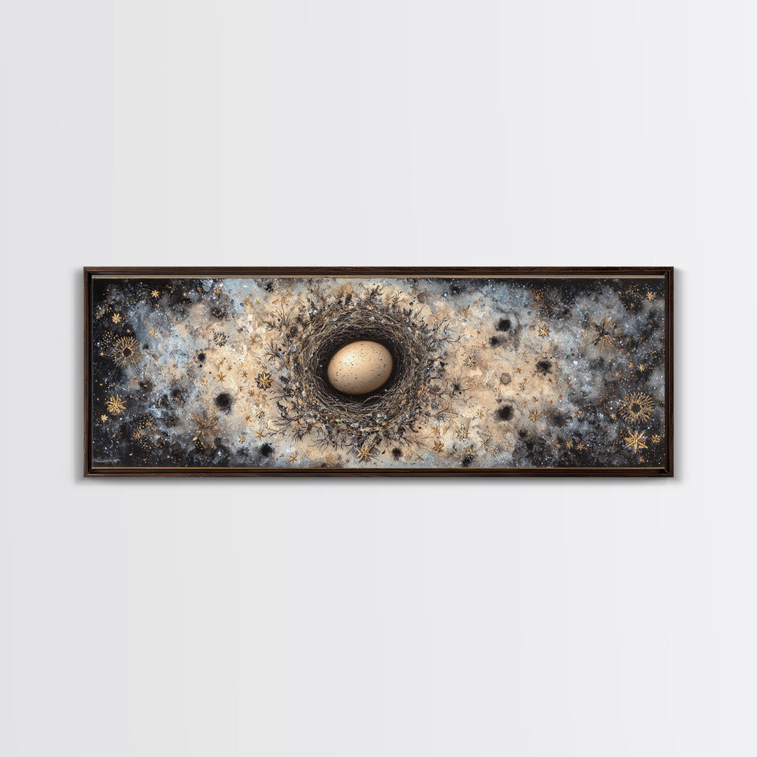 Dragon Egg Nest Canvas Print, Fantasy Art, Digital Art, Living Room Decor, Mythic, Fantasy Art Prints, Fantasy Wall Art, FAN-3x1-38