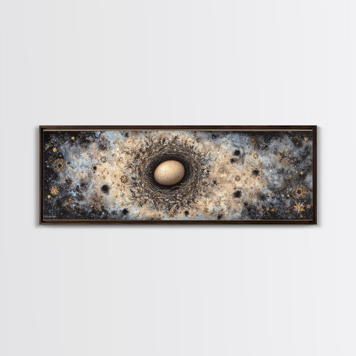 Dragon Egg Nest Canvas Print, Fantasy Art, Digital Art, Living Room Decor, Mythic, Fantasy Art Prints, Fantasy Wall Art, FAN-3x1-38