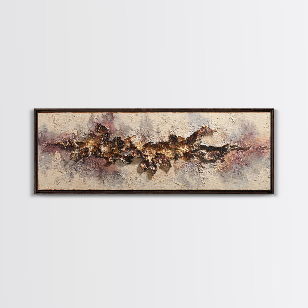 Giant Tree City Filled Framed Canvas Print, Fantasy Art, Surreal Art, Living Room Decor, Fine Art, Mythic, Luxury Decor, FAN-3x1-73