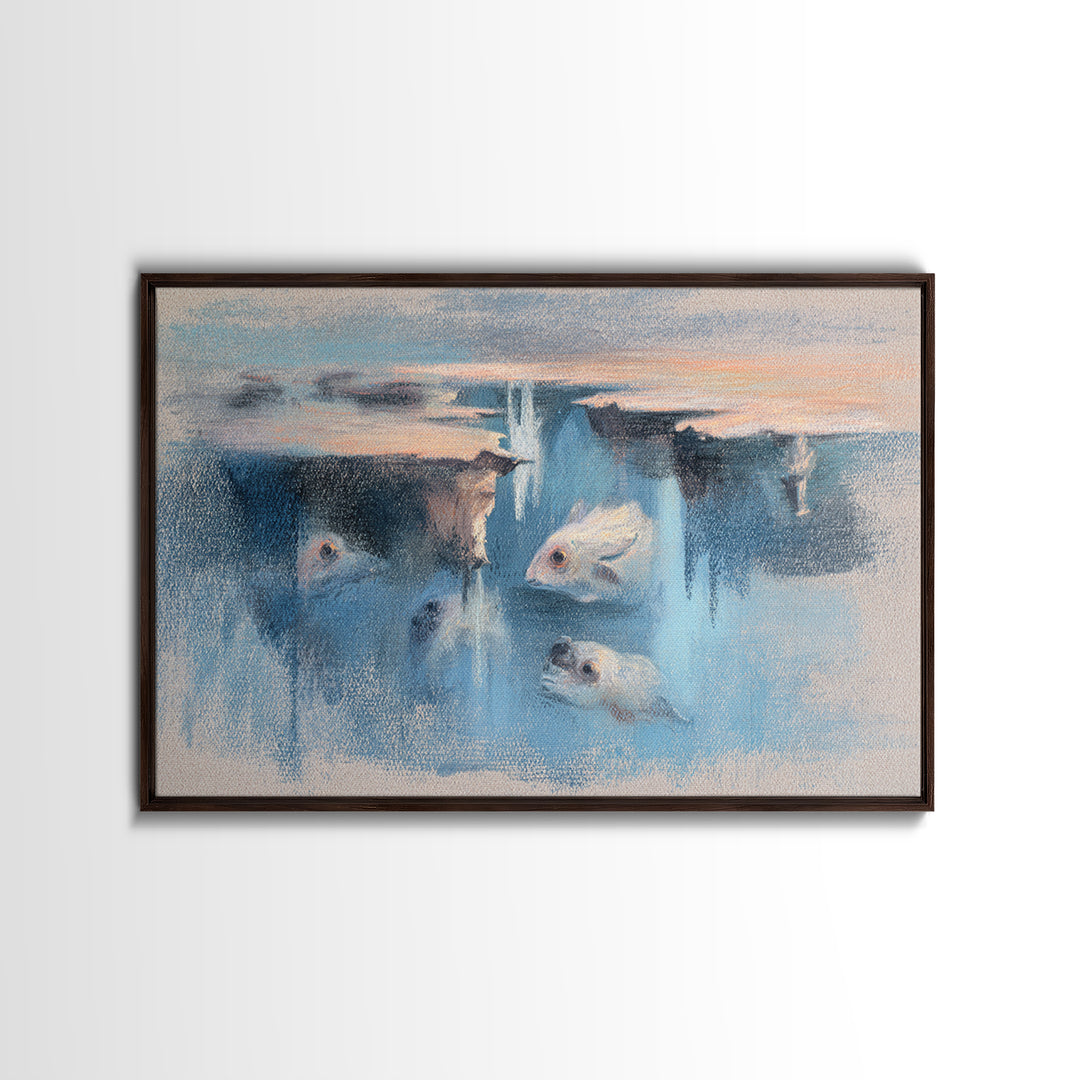Giant Tree City Filled Canvas Print, Fantasy Art, Fantasy Wall Art, Living Room Decor, Oil Painting, Mythic, Fine Art Print, FAN-3x2-61