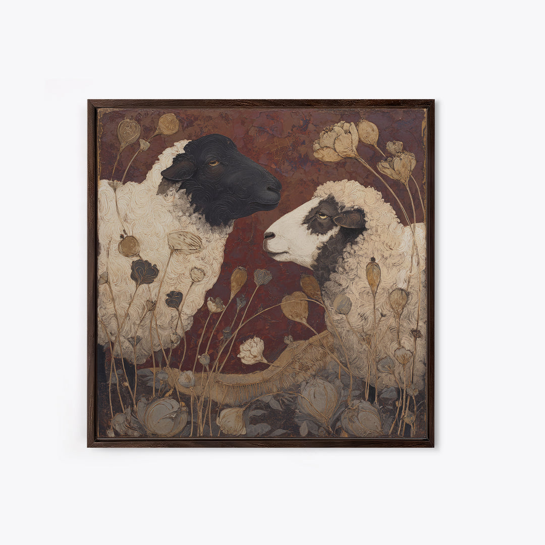 Country Landscape with Fence and Rolling Hills Canvas Print, Farmhouse Art, Farmhouse Wall Decor, Farmhouse Decor, Harvest, FAR-1x1-14