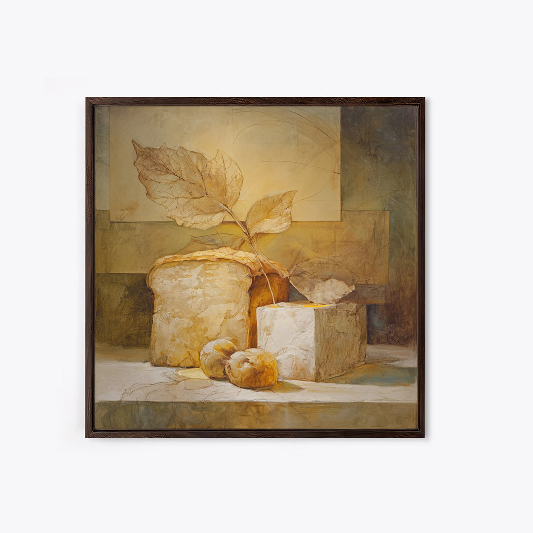 Fresh Eggs in a Wire Basket Canvas Print, Farmhouse Art, Farmhouse Wall Art, Farmhouse Decor, Oil Painting, Harvest, FAR-1x1-30