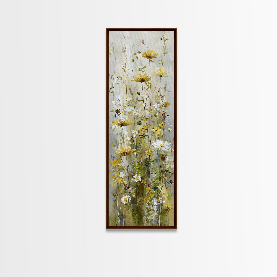 Cornfield under a Dramatic Summer Sky Canvas Print, Farmhouse Art, Gallery Decor, Farmhouse Decor, Oil Painting, Harvest, FAR-1x3-82