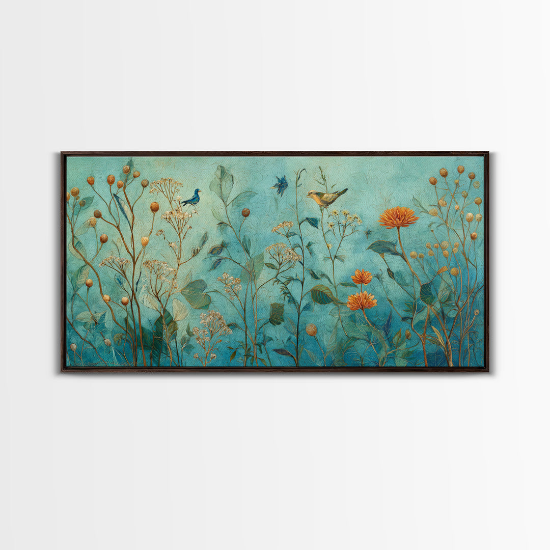Sunflowers in a Galvanized Metal Bucket Canvas Print, Farmhouse Art, Printable Art, Farmhouse Decor, Watercolor Art, Harvest, FAR-2x1-47