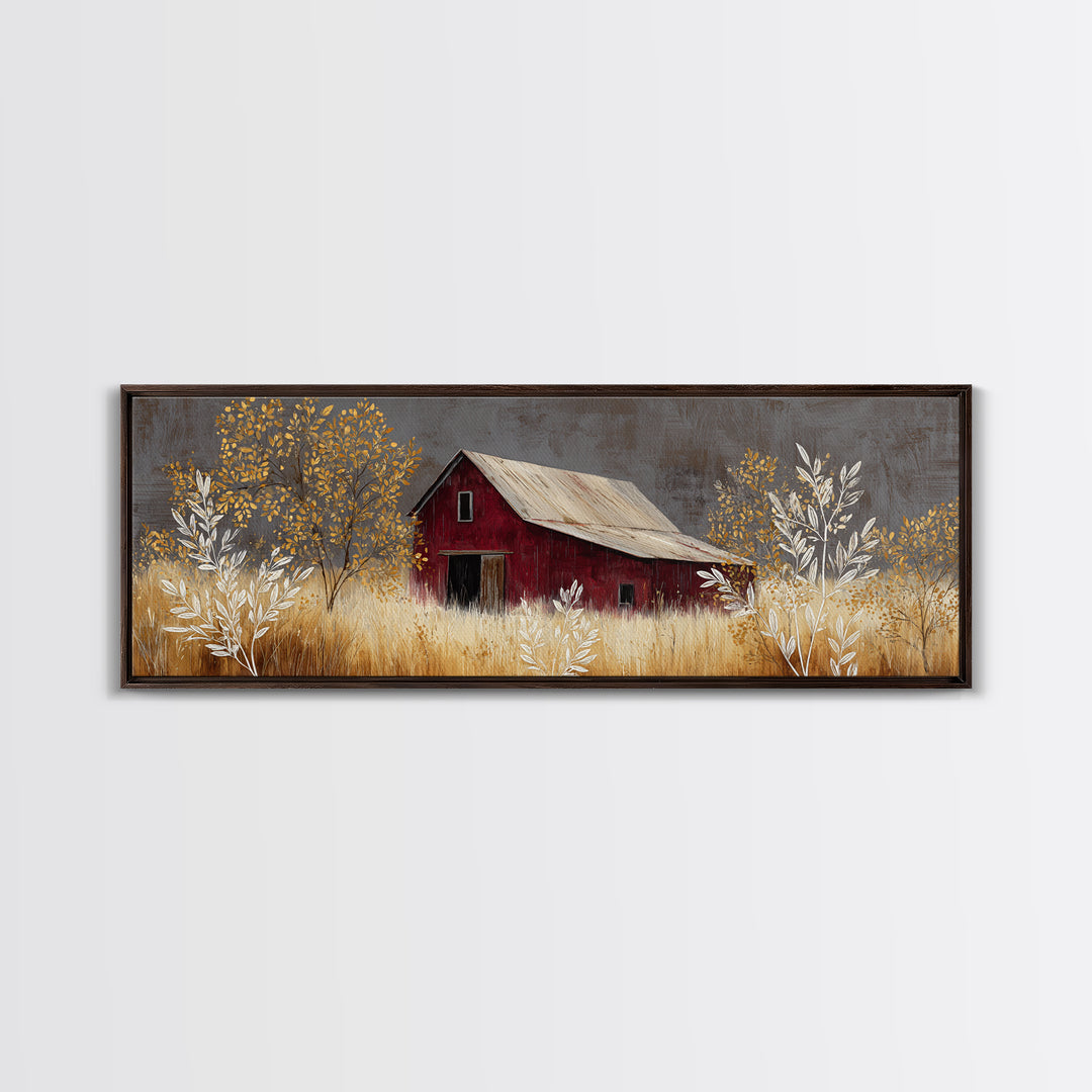Apple Basket with Gingham Cloth Canvas Print, Farmhouse Art, Gallery Decor, Farmhouse Decor, Fine Art, Harvest, FAR-3x1-3