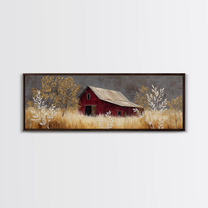 Apple Basket with Gingham Cloth Canvas Print, Farmhouse Art, Gallery Decor, Farmhouse Decor, Fine Art, Harvest, FAR-3x1-3