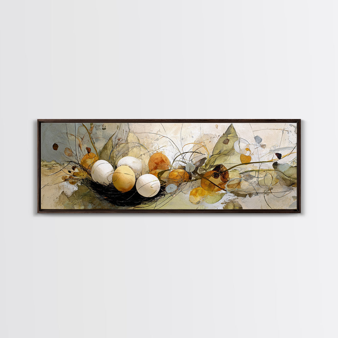 Old Milk Can Framed Canvas Print, Farmhouse Art, Room Decor, Farmhouse Decor, Abstract Art, Harvest, Printable Wall Art, FAR-3x1-52