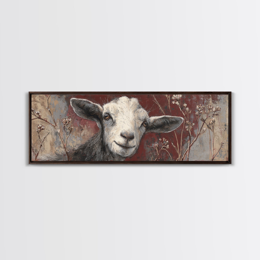 Farm Dog Lying Beside Weathered Boots Framed Canvas Print, Farmhouse Art, Farmhouse Wall Art, Farmhouse Decor, Harvest, FAR-3x1-73
