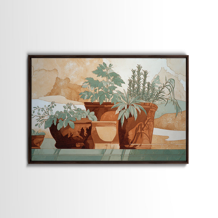 Sunlit Provence Olive Grove Framed Canvas Print, French Country Art, Contemporary Art, Farmhouse Decor, Fine Art, Country, FCA-3x2-9