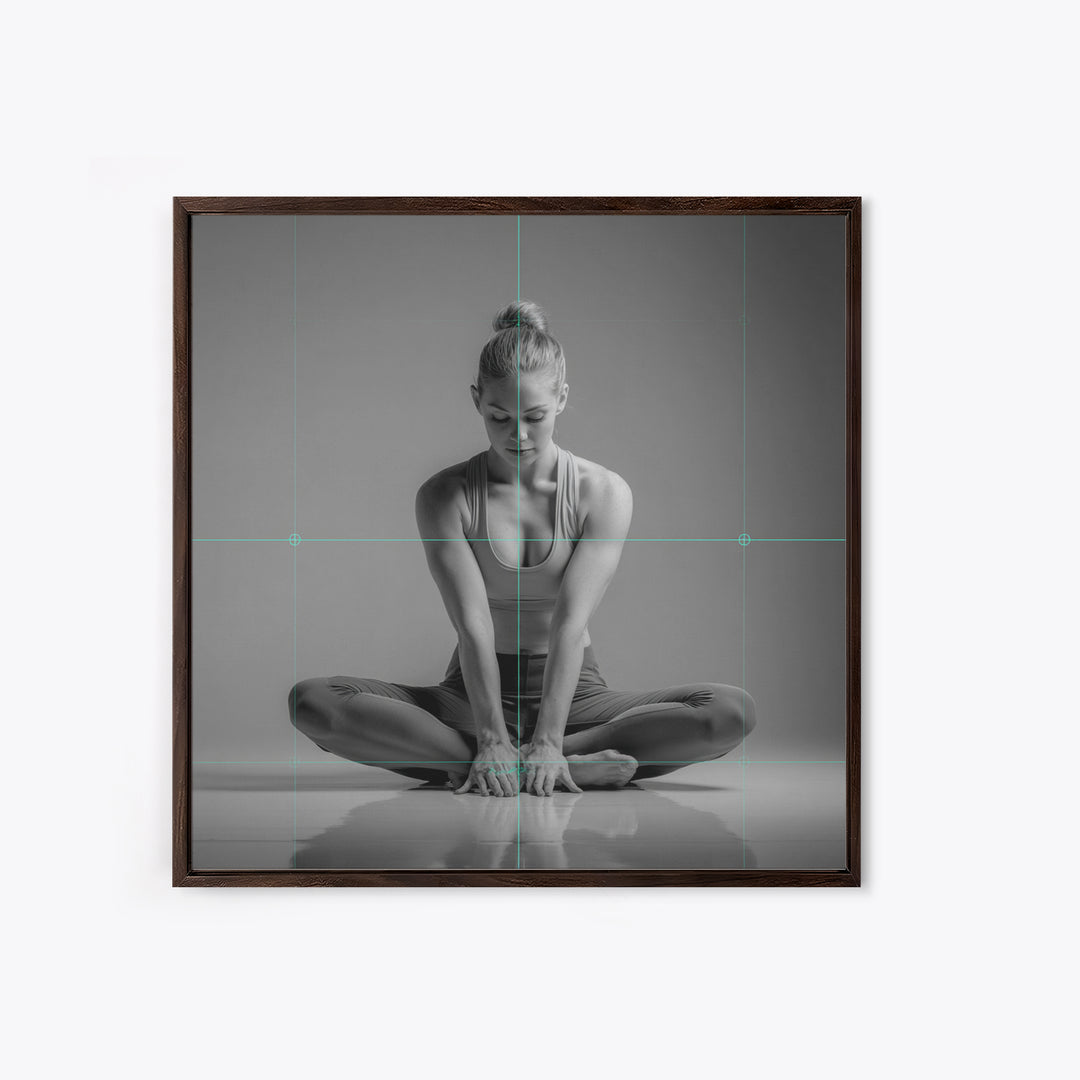 Sprinter Start Position Canvas Print, Fitness Studio Art, Pelvic Floor Art, Gym Decor, Motion, Boho Decor, Luxury Decor, FSA-1x1-86