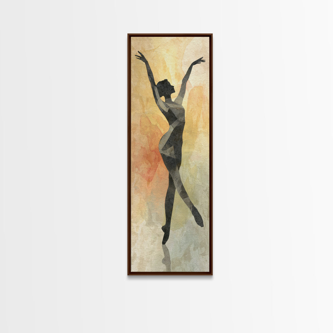 Female Athlete Stretching Canvas Print, Fitness Studio Art, Gallery Decor, Gym Decor, Fine Art, Motion, Minimalist Decor, FSA-1x3-39