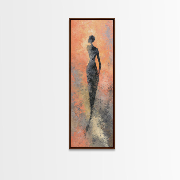 Abstract Human Figure Canvas Print, Fitness Studio Art, Home Gym Wall Art, Gym Decor, Fine Art, Motion, Art Print, Room Decor, FSA-1x3-86