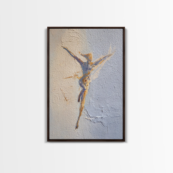 Yoga Warrior Pose Framed Canvas Print, Fitness Studio Art, Gym Wall Art, Gym Decor, Fine Art, Motion, Luxury Decor, Art Print, FSA-2x3-63