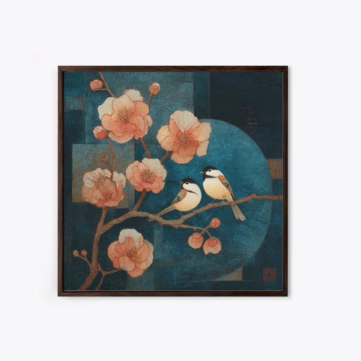 Monochrome Forest Silhouette Framed Canvas Print, Guest Bedroom Art, Bedroom Prints, Bedroom Decor, Guest, Minimalist Decor, GBA-1x1-61