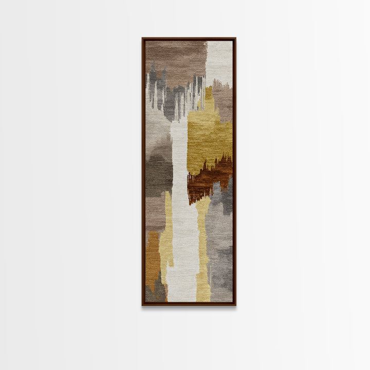 Abstract Woven Texture Canvas Print, Guest Bedroom Art, Above Bed Decor, Bedroom Decor, Abstract Art, Guest, Boho Decor, GBA-1x3-26